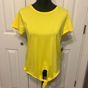 Ideology Knot Front Tee Shirt